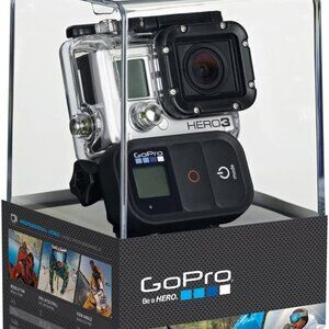 NEW GoPro HERO3 Black Edition 12MP HD Waterproof Action Camera + 33 Accessories